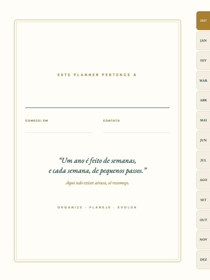 Este planner pertence a